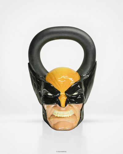 WOLVERINE Hand-Painted Kettlebell 40lbs
