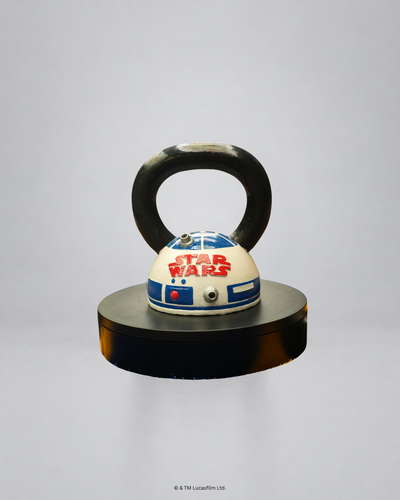 R2-D2 Hand-Painted Kettlebell 30lbs