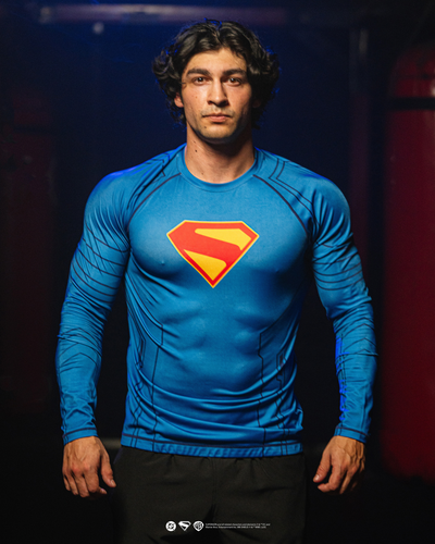 SUPERMAN Long Sleeve MMA Rash Guard