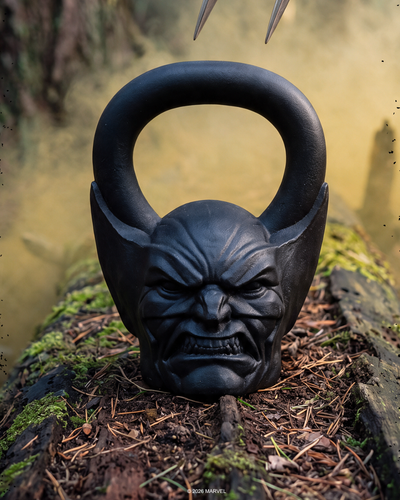 WOLVERINE Matte Black Kettlebell 40lbs