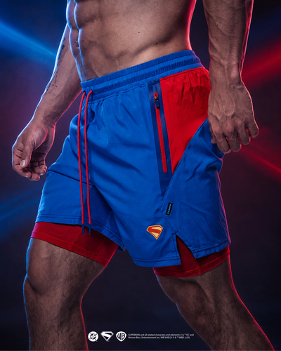 SUPERMAN Performance 7" Shorts w/Liner