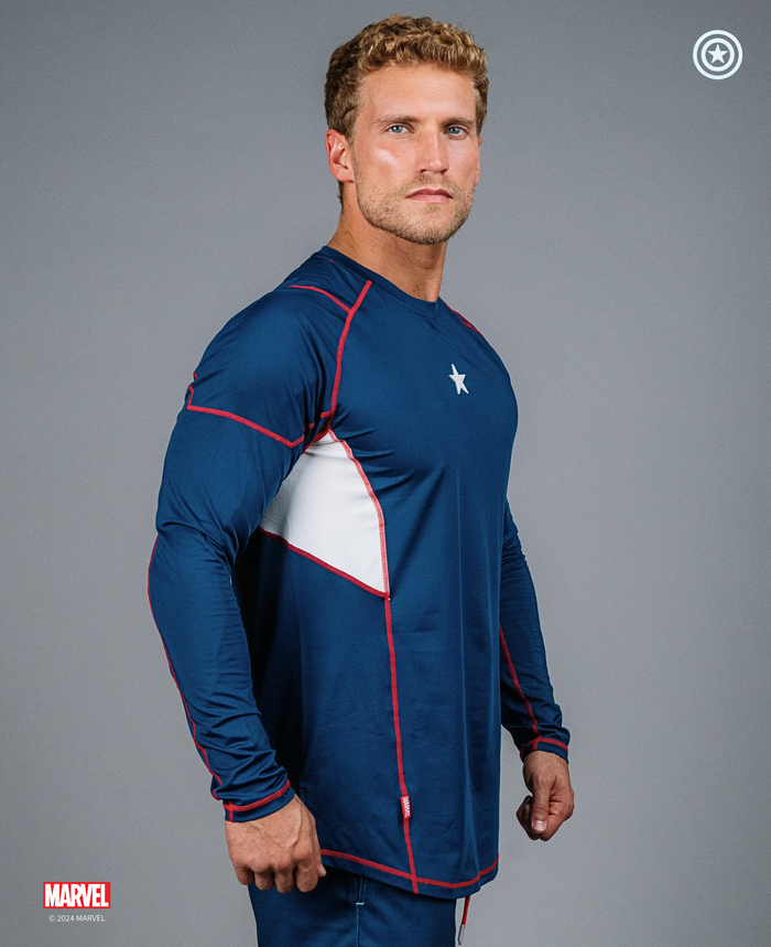 CAPTAIN AMERICA Performance Long Sleeve