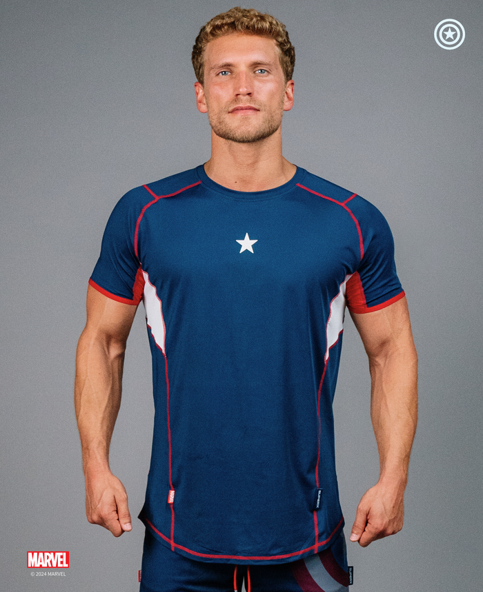 CAPTAIN AMERICA Performance Short Sleeve