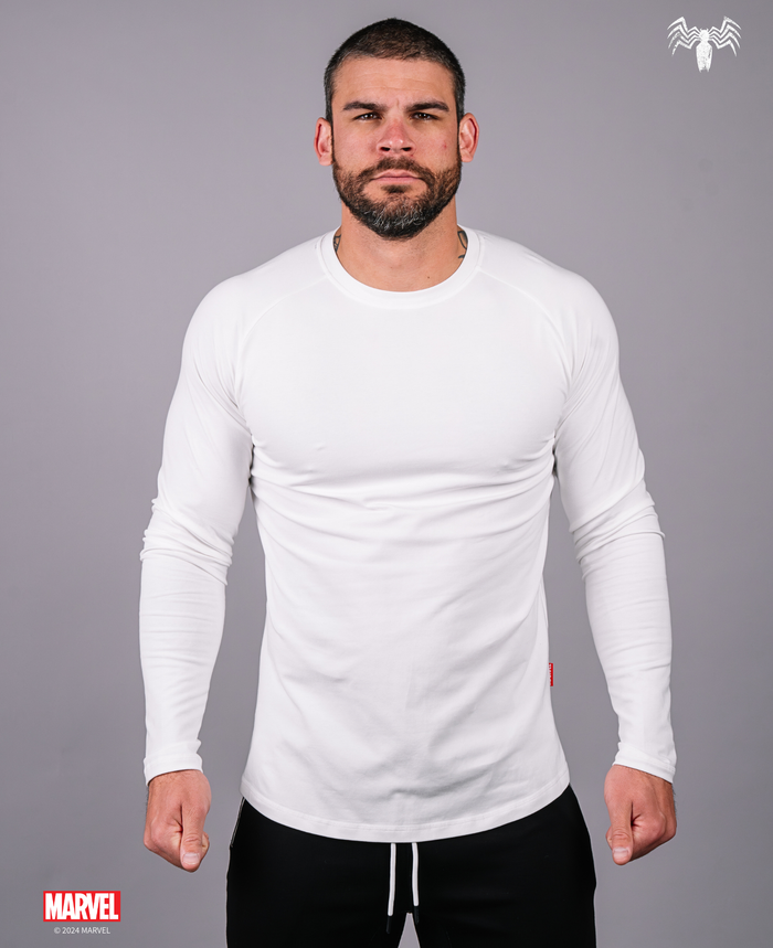 EDDIE BROCK Alter Ego Long Sleeve Tee - White