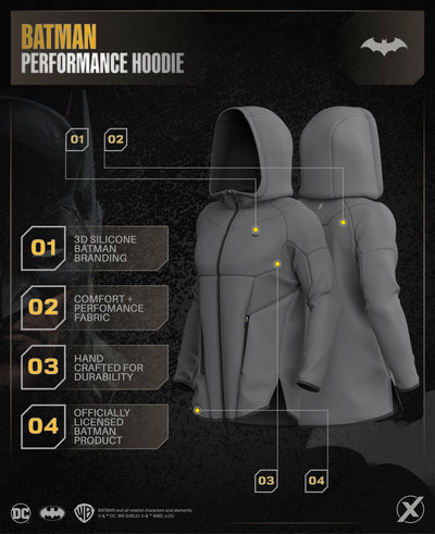 BATMAN Limited Edition Performance Hoodie - Gotham Grey 1 of 250